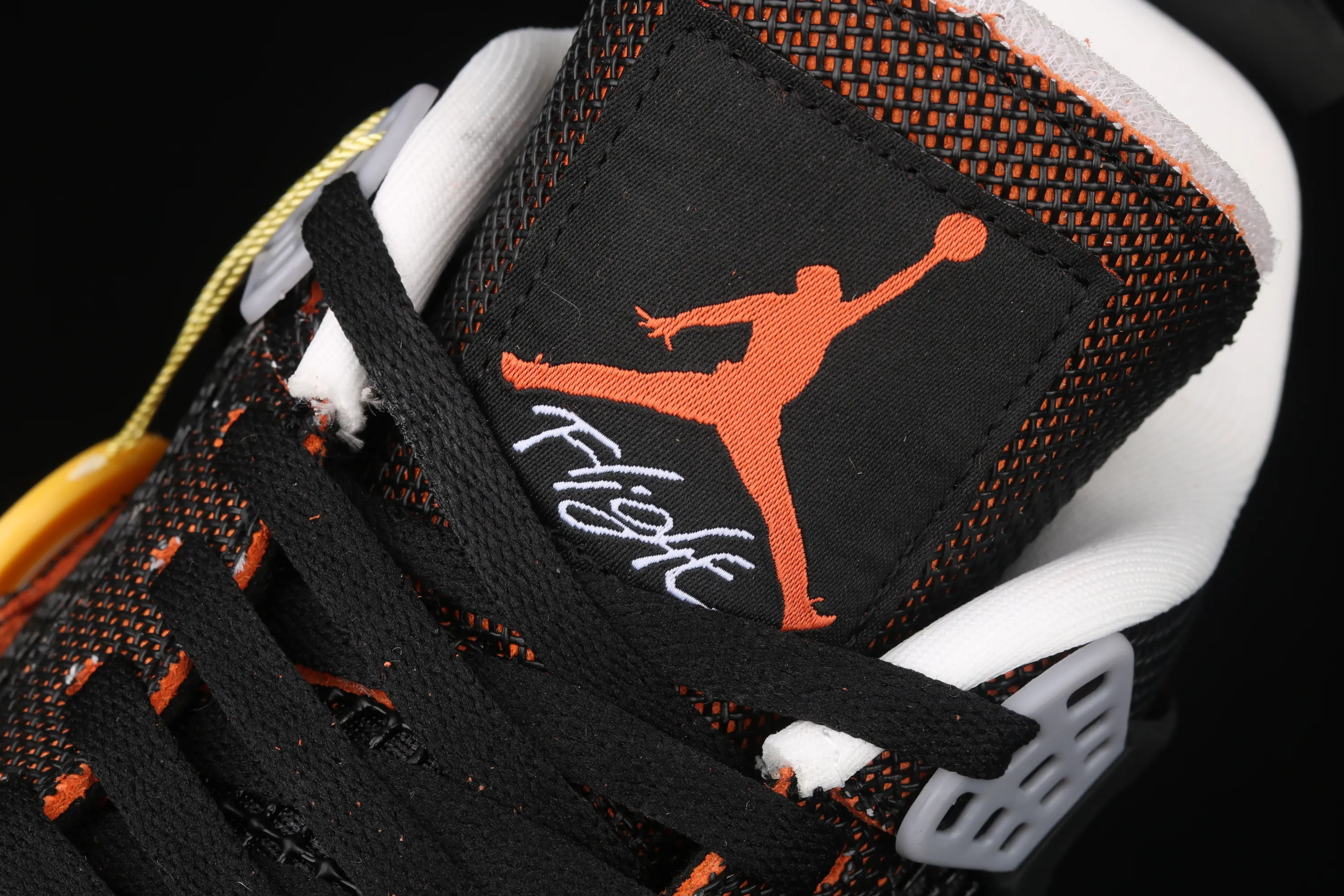 All categories Air Jordan Jordan series basketball shoes Air Jordan 4 G version Air Jordan 4 Retro SE AJ4 Joe 4 brass black orange starfish orange CW7183-100